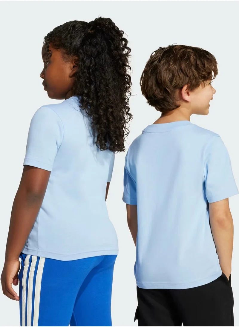 اديداس تيشيرت برسومات حيوانات أليفة أنمي للأطفال